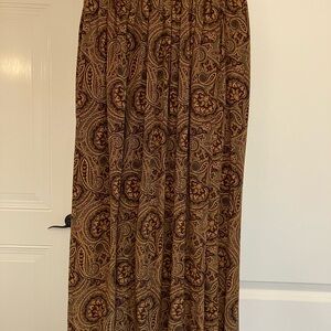 Jones New York Multicolor Paisley Wrap Skirt
